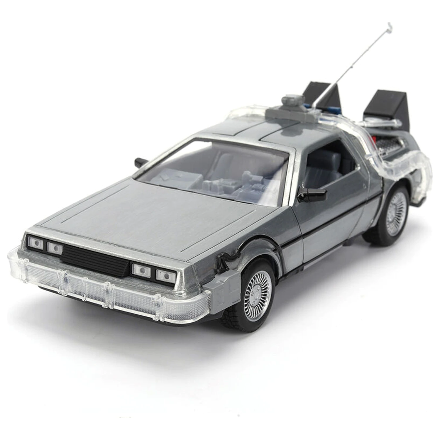 Back to the Future 40. Jubiläum Time Machine Hollywood Rides DeLorean Replik Produktfoto