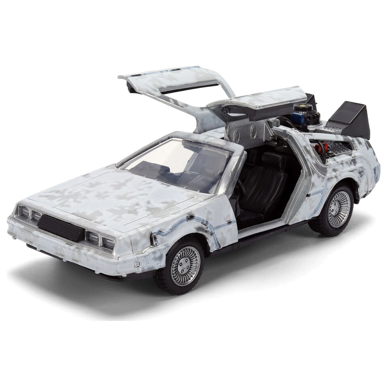 Back to the Future 40th Anniversary Time Machine Ice Effect DeLorean Nachbildung Produktfoto