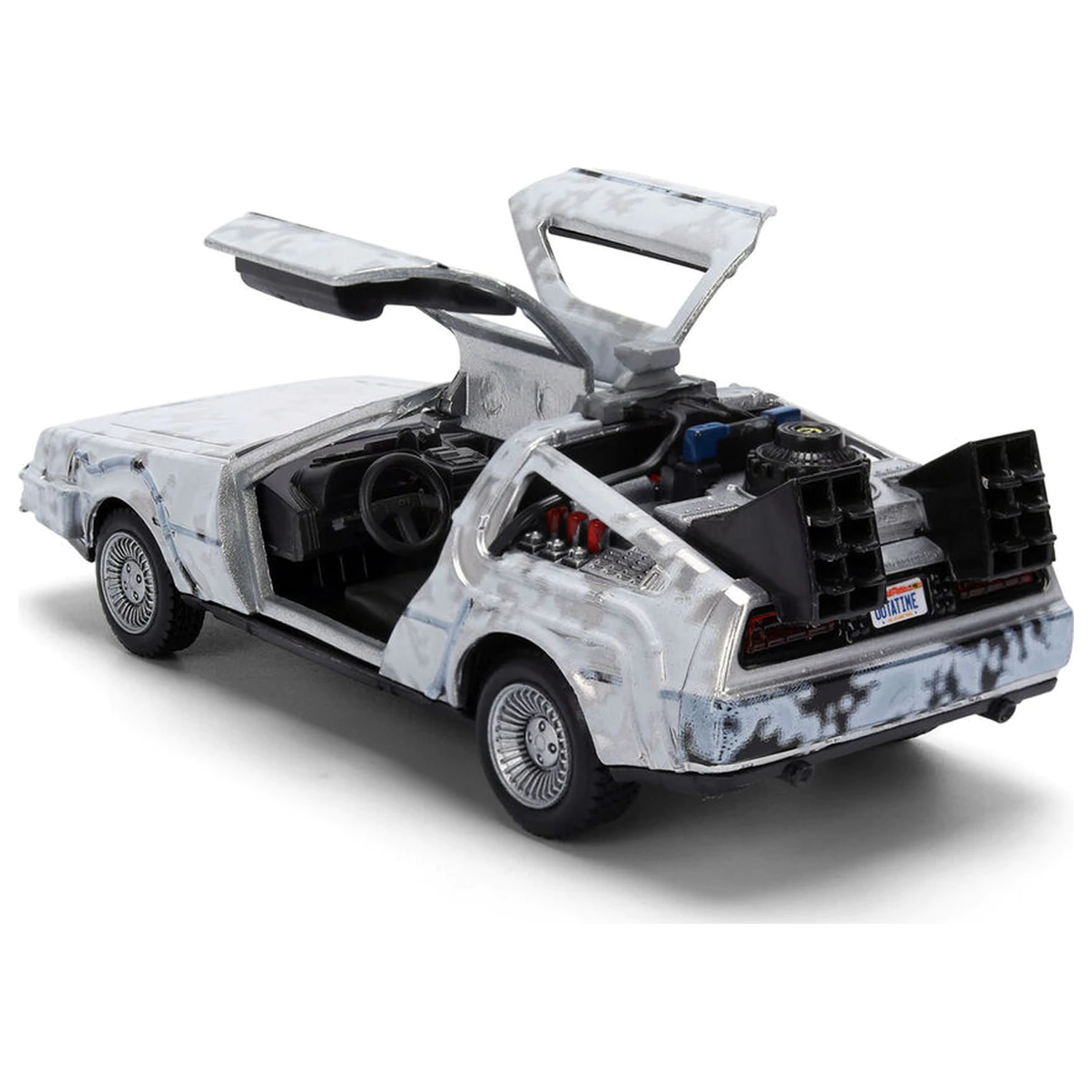 Back to the Future 40th Anniversary Time Machine Ice Effect DeLorean Nachbildung Produktfoto