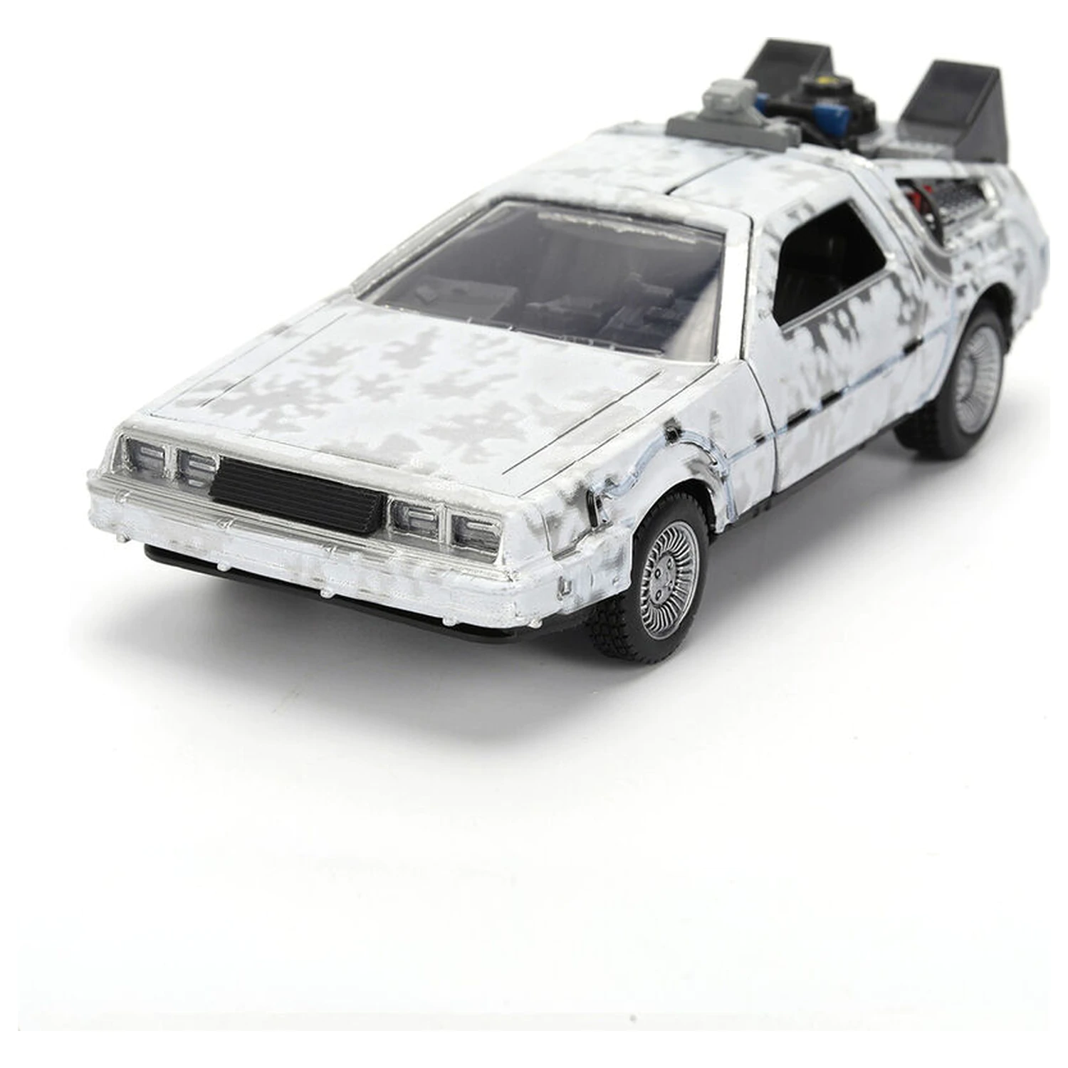 Back to the Future 40th Anniversary Time Machine Ice Effect DeLorean Nachbildung Produktfoto