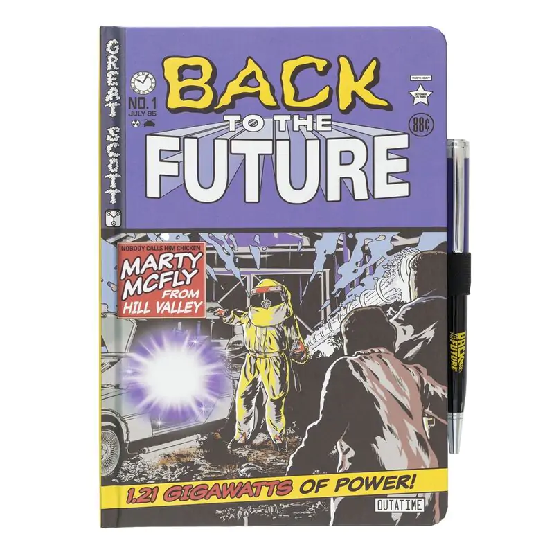 Back to the Future A5 Notizbuch und Stift termékfotó