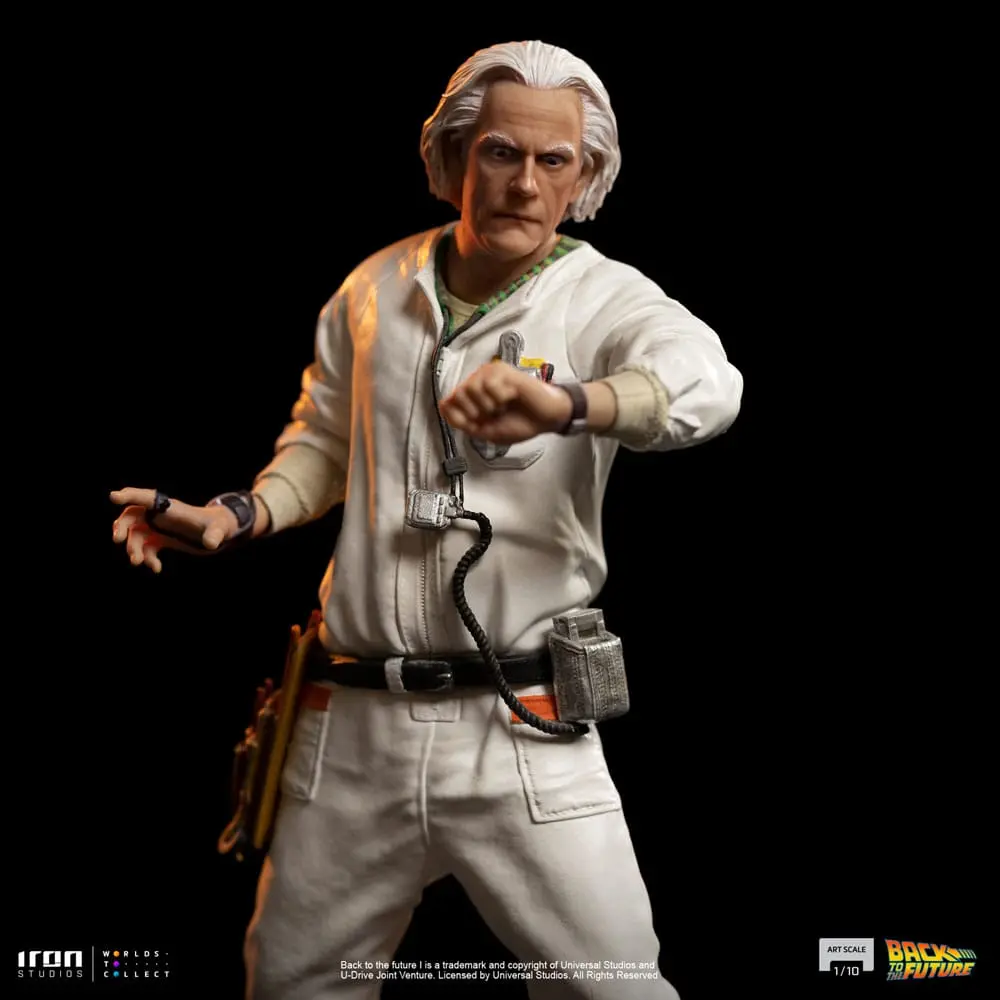 Zurück in die Zukunft Art Scale Statue 1/10 Doc Brown 22 cm termékfotó