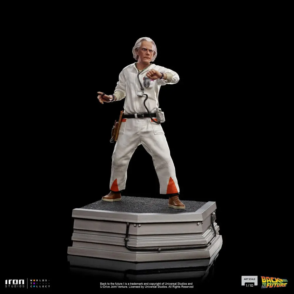 Zurück in die Zukunft Art Scale Statue 1/10 Doc Brown 22 cm termékfotó