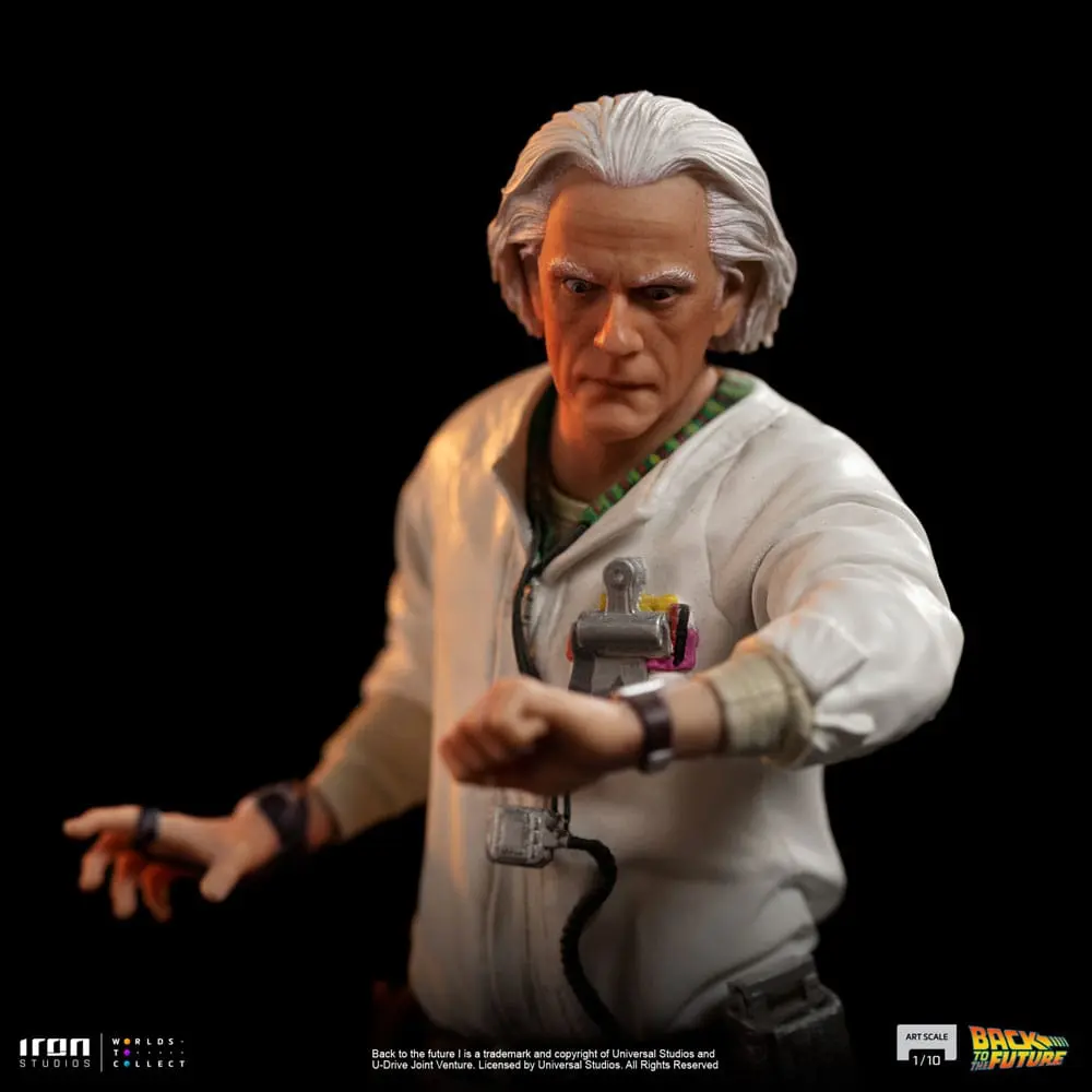 Zurück in die Zukunft Art Scale Statue 1/10 Doc Brown 22 cm termékfotó