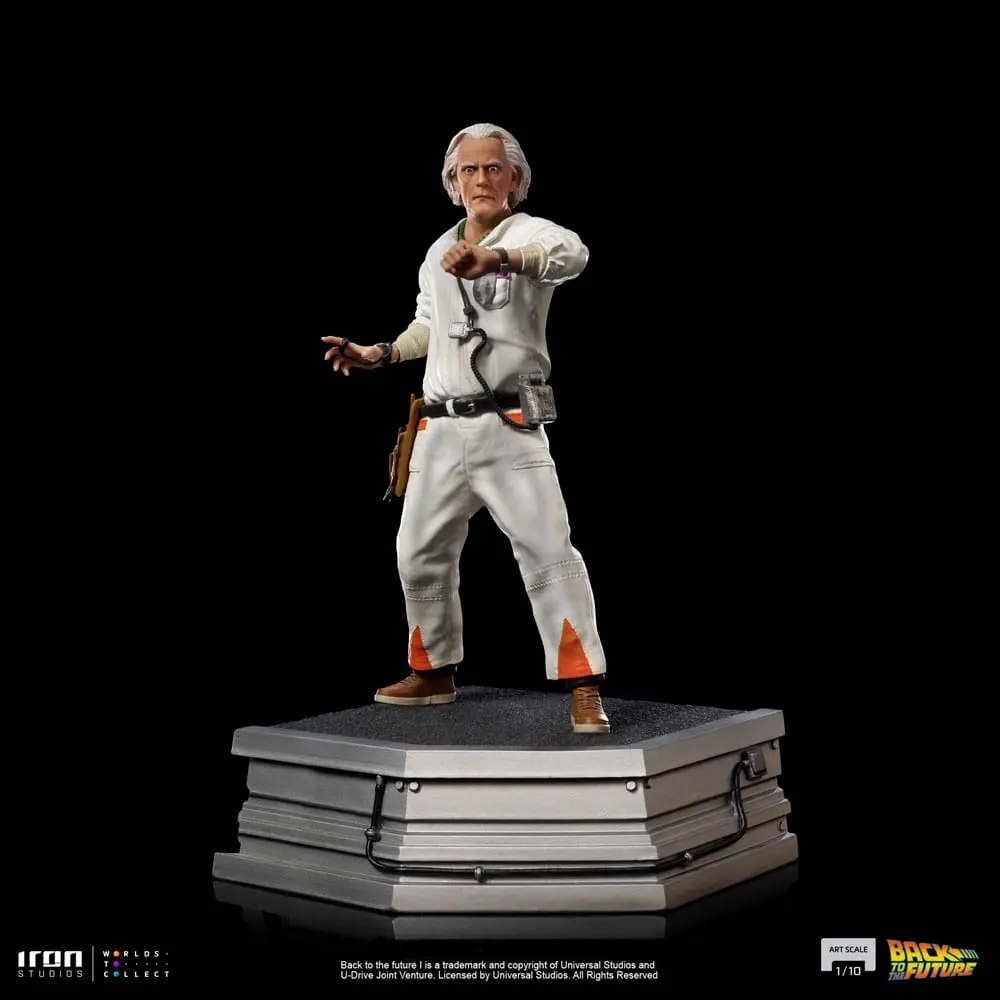 Zurück in die Zukunft Art Scale Statue 1/10 Doc Brown 22 cm termékfotó