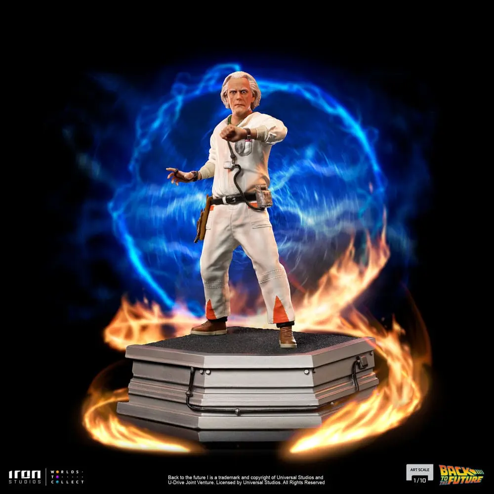 Zurück in die Zukunft Art Scale Statue 1/10 Doc Brown 22 cm termékfotó