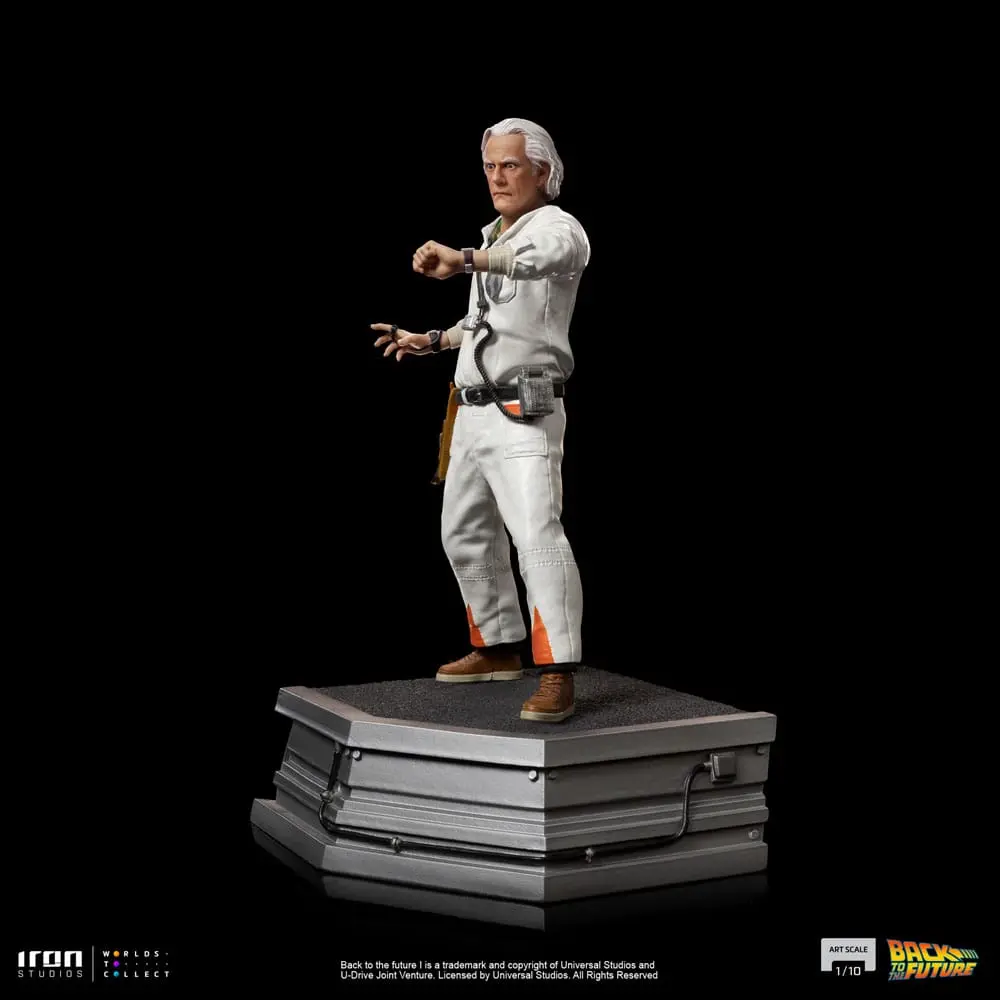 Zurück in die Zukunft Art Scale Statue 1/10 Doc Brown 22 cm termékfotó