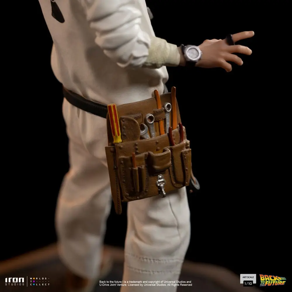 Zurück in die Zukunft Art Scale Statue 1/10 Doc Brown 22 cm termékfotó