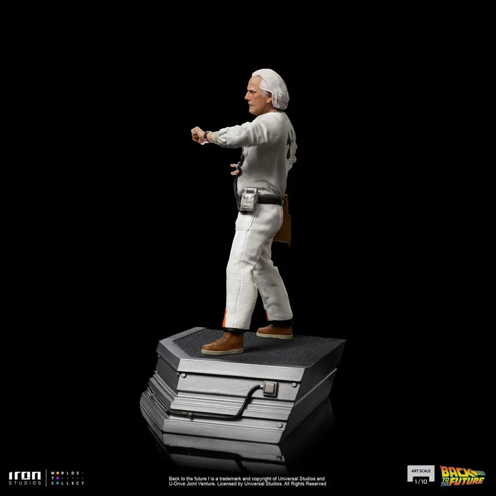 Zurück in die Zukunft Art Scale Statue 1/10 Doc Brown 22 cm termékfotó