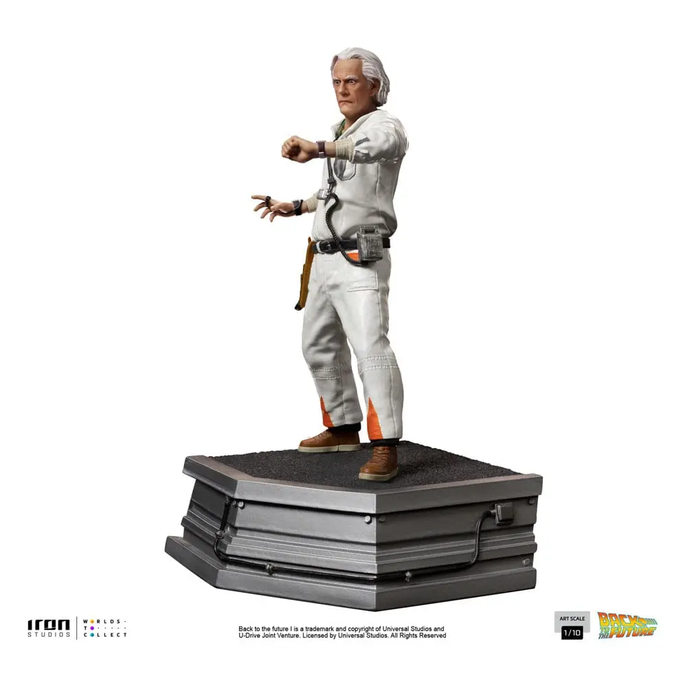 Zurück in die Zukunft Art Scale Statue 1/10 Doc Brown 22 cm termékfotó