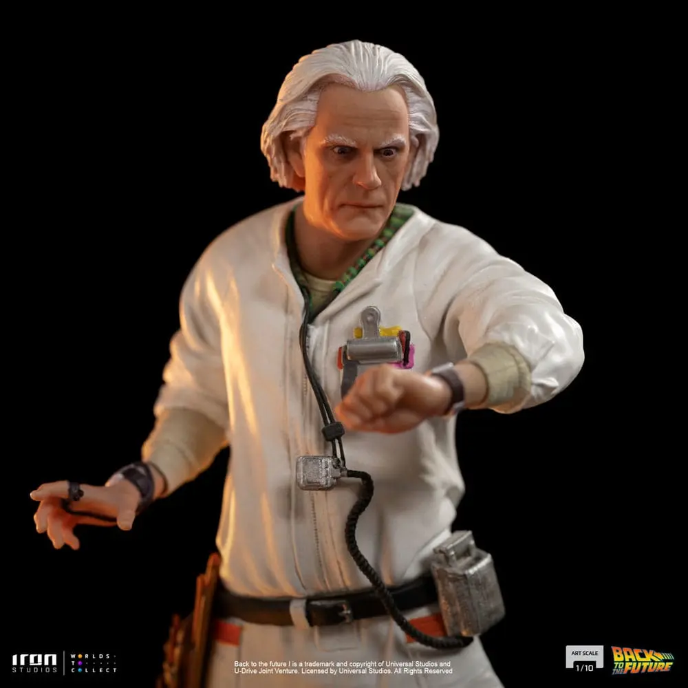 Zurück in die Zukunft Art Scale Statue 1/10 Doc Brown 22 cm termékfotó