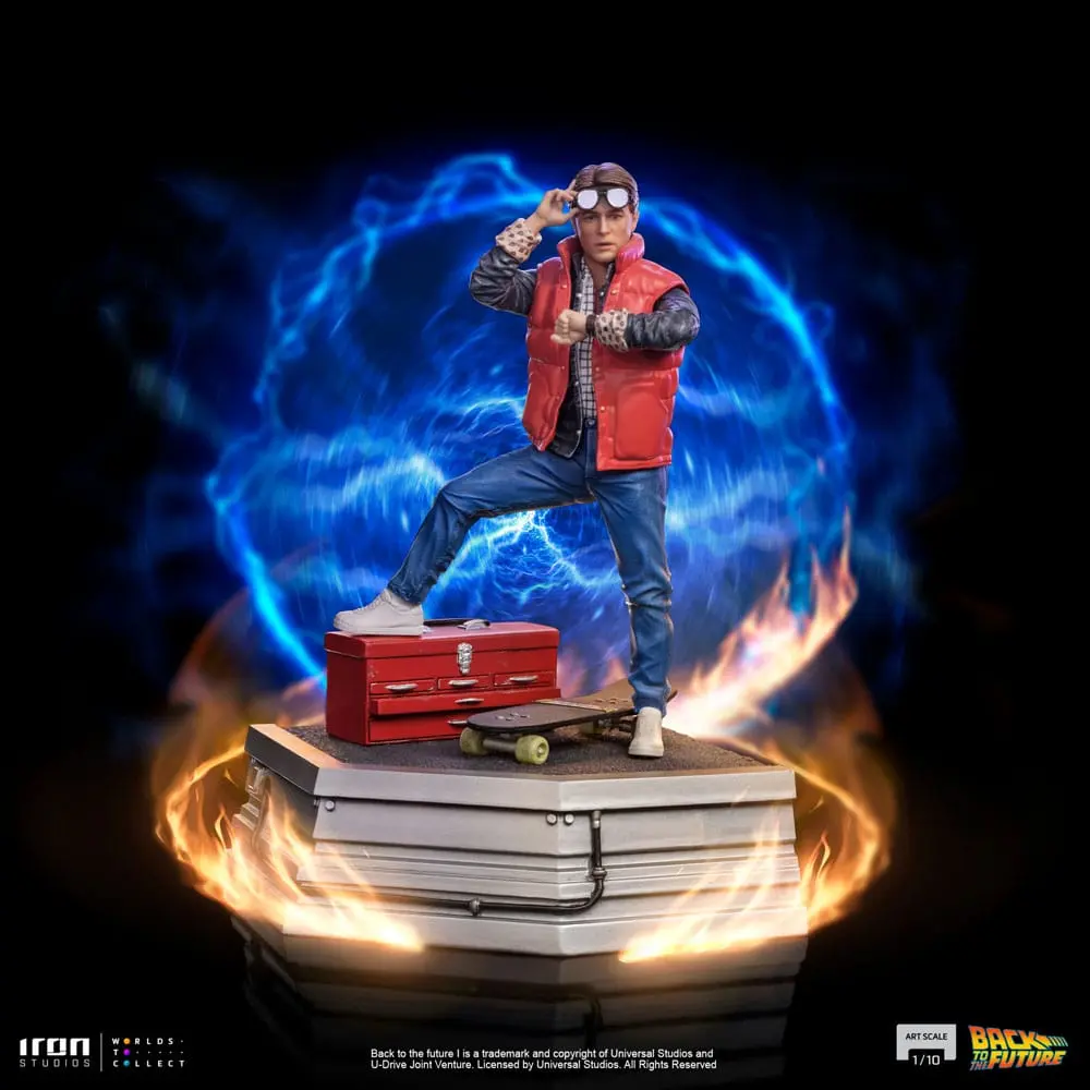 Zurück in die Zukunft Art Scale Statue 1/10 Marty McFly 20 cm termékfotó