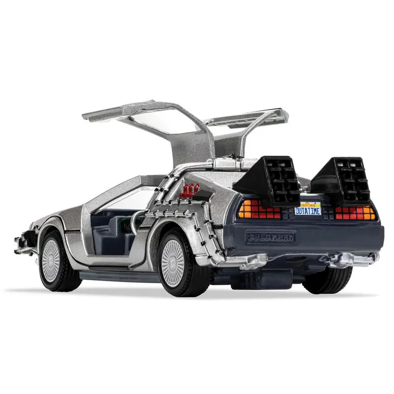 Zurück in die Zukunft Diecast Modell 1/36 DeLorean and Doc Brown Figure termékfotó