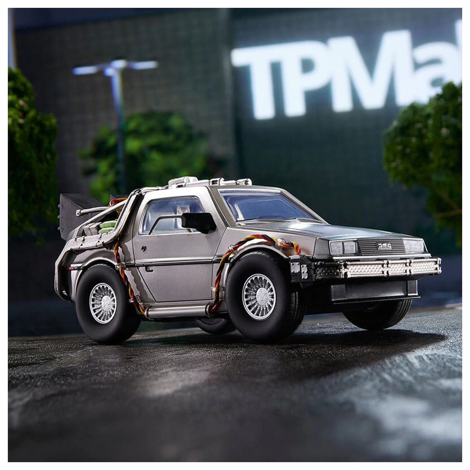 Back to the Future Delorean Fahrzeug Figur Produktfoto