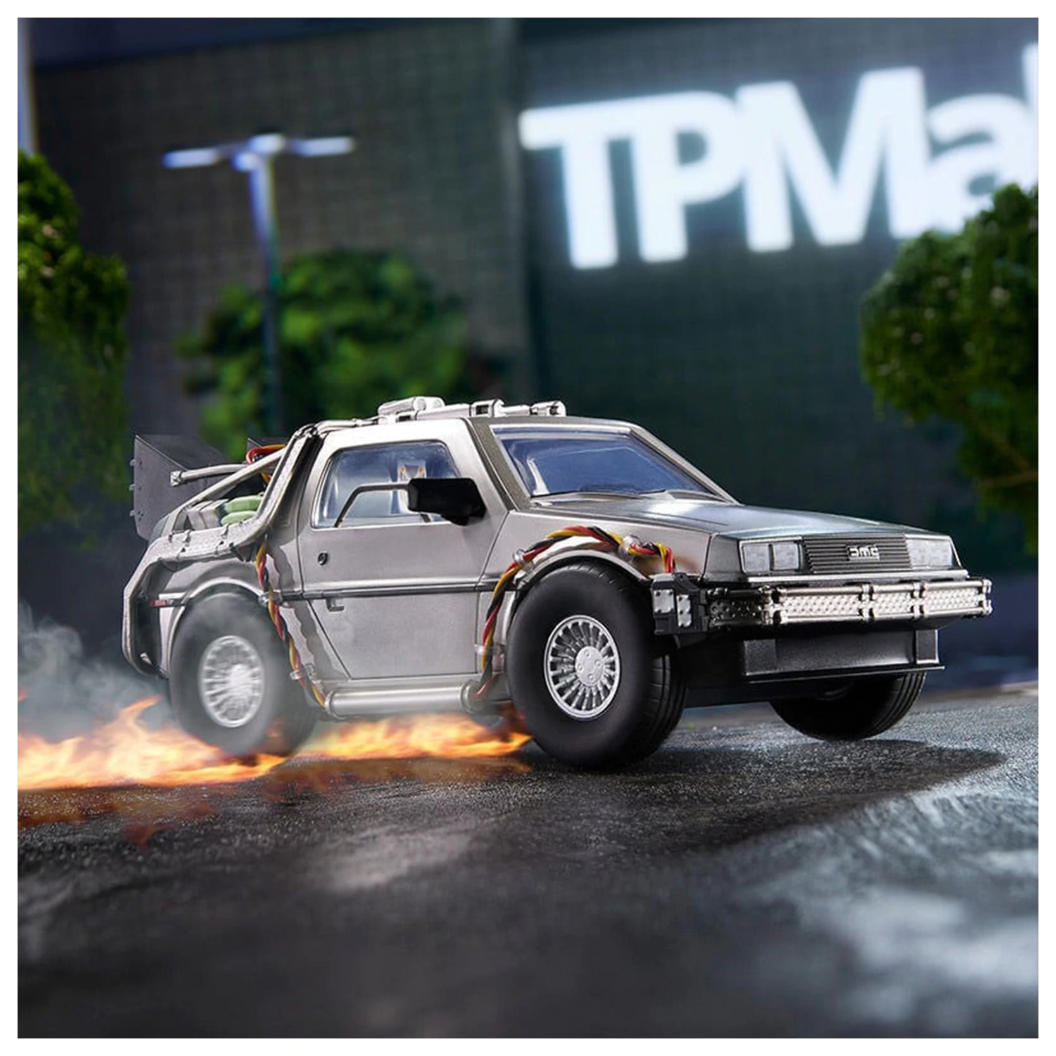 Back to the Future Delorean Fahrzeug Figur Produktfoto