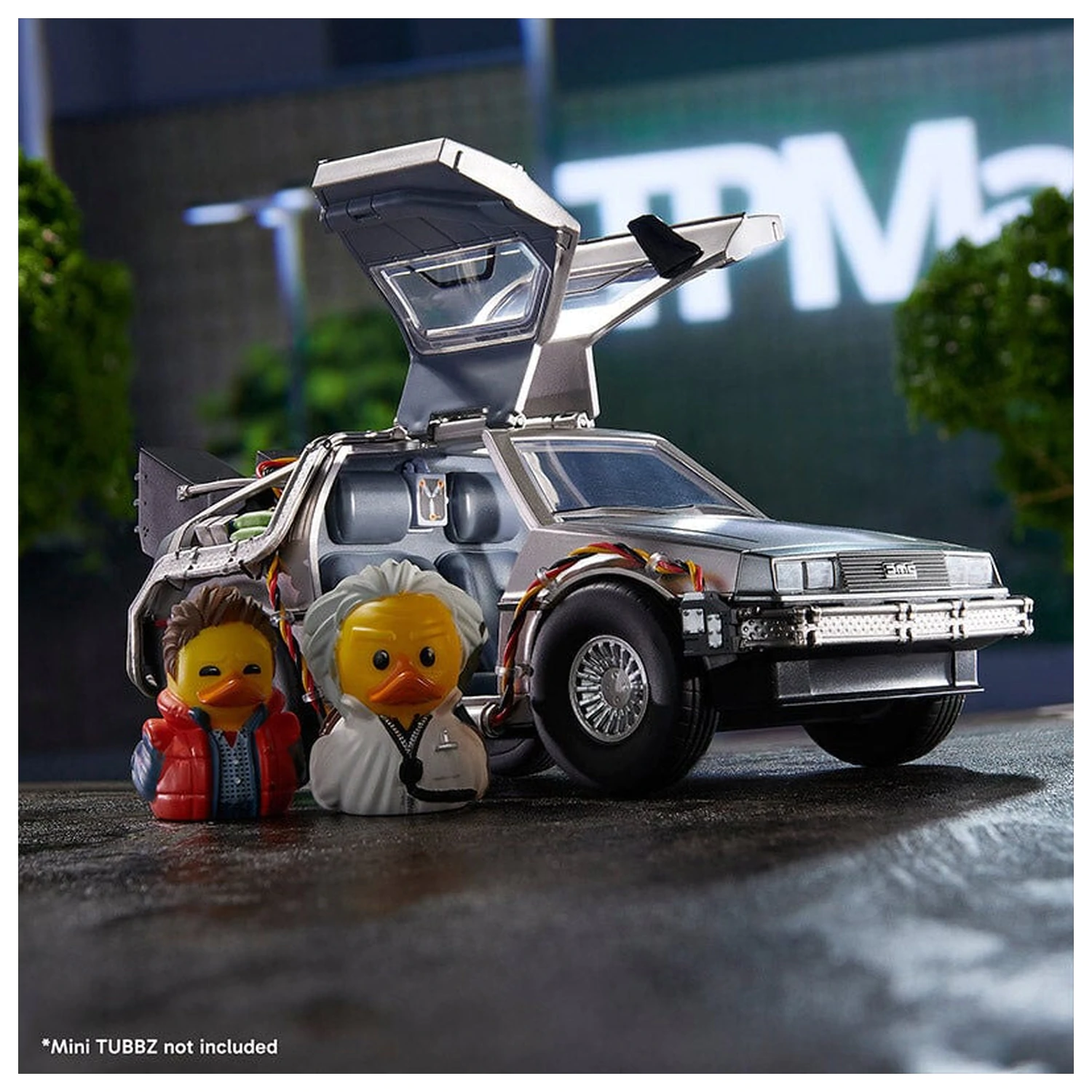 Back to the Future Delorean Fahrzeug Figur Produktfoto