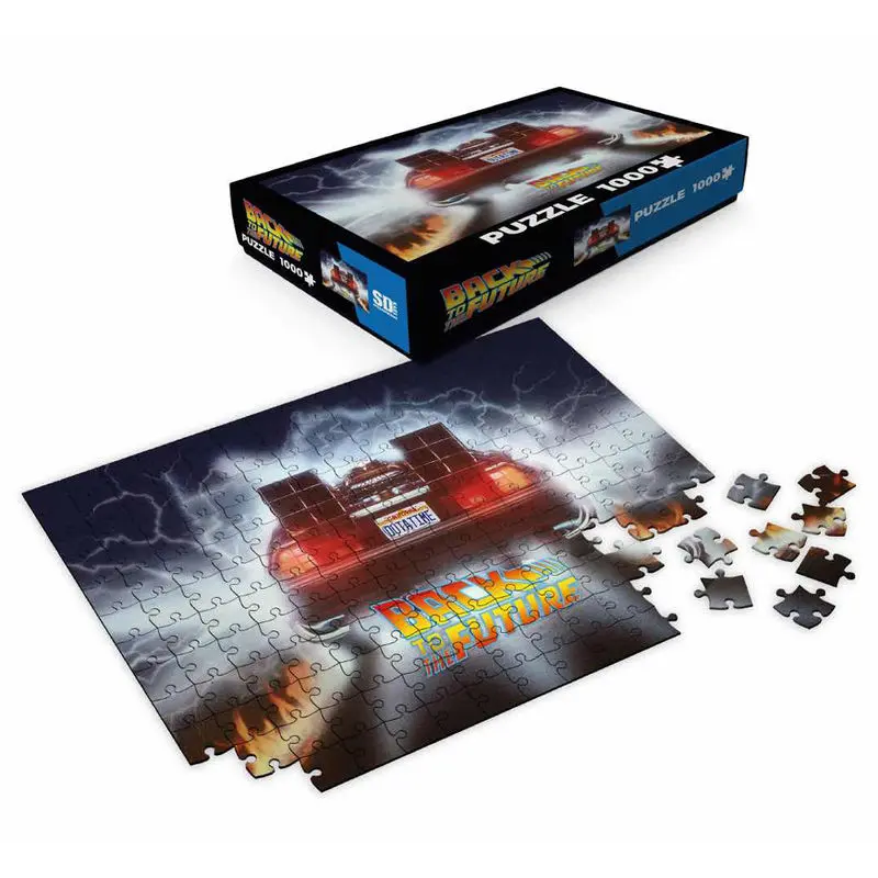 Back to the Future Delorean Out a Time puzzle 1000St Produktfoto