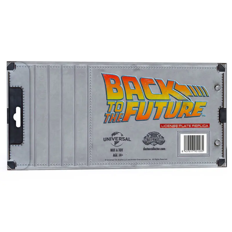Zurück in die Zukunft Replik 1/1 ´Outatime´ DeLorean Nummernschild termékfotó