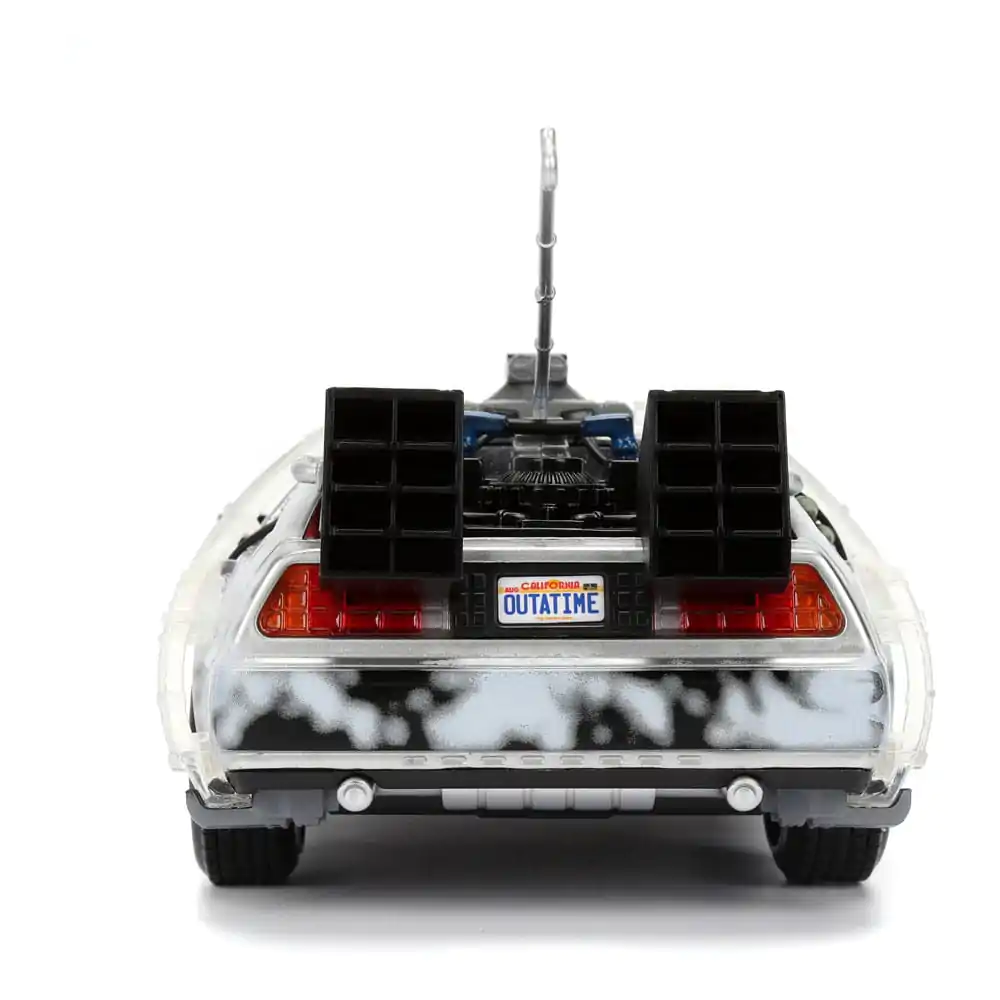 Back to the Future Diecast Modell 1/24 Time Machine Frost Produktfoto