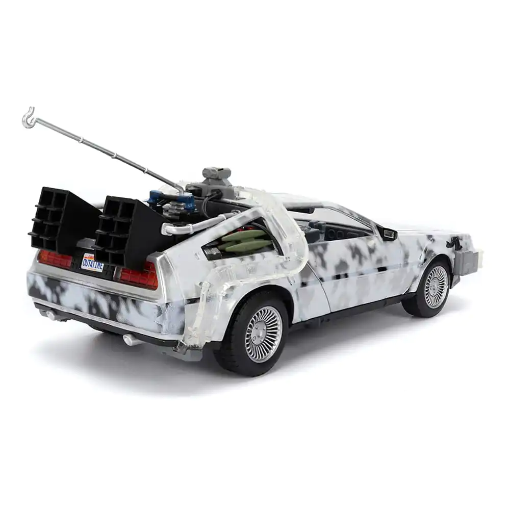 Back to the Future Diecast Modell 1/24 Time Machine Frost Produktfoto