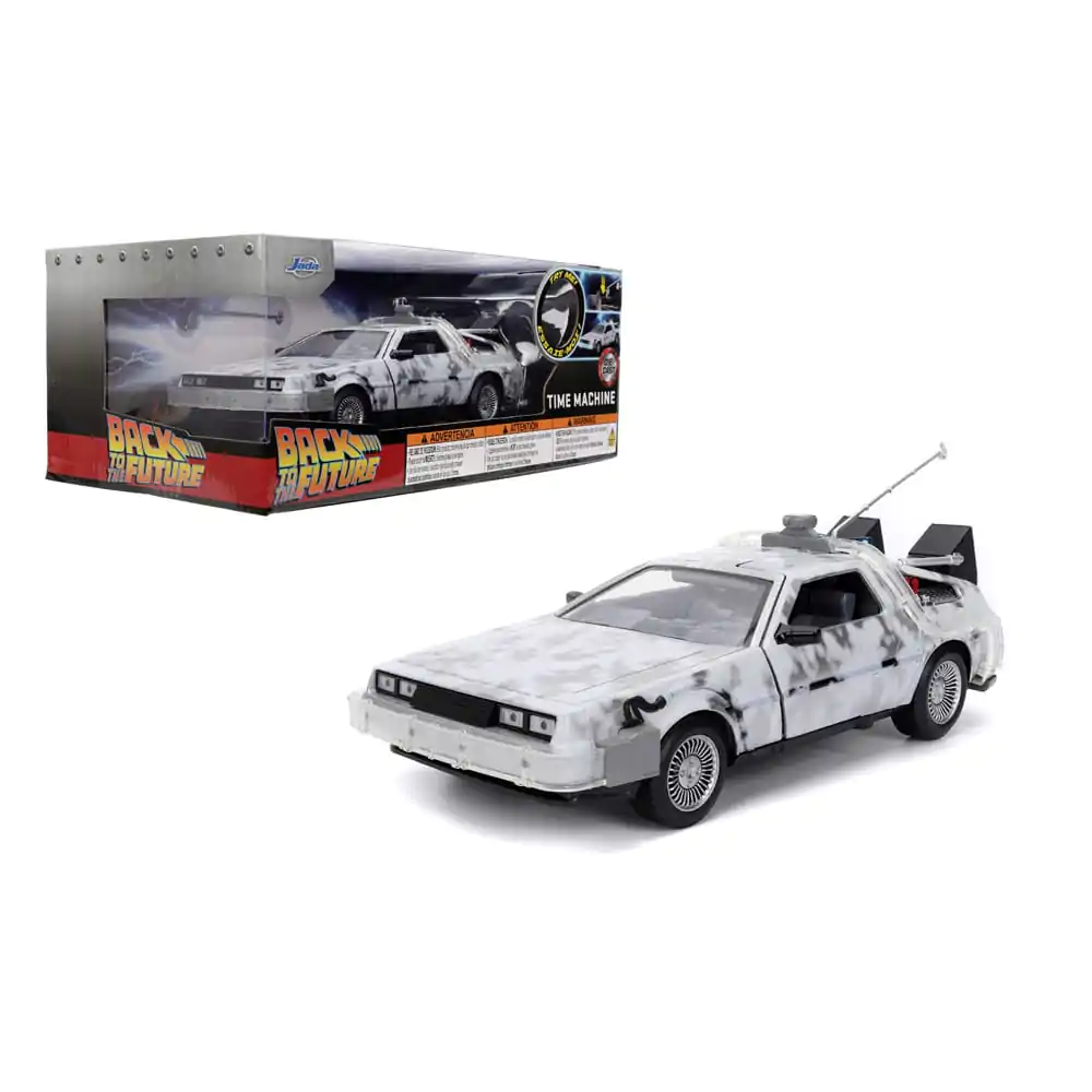 Back to the Future Diecast Modell 1/24 Time Machine Frost Produktfoto