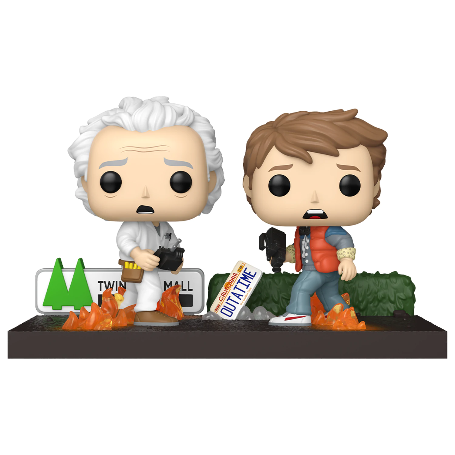 Back to the Future Funko POP Moments Vinylfiguren Doc & Marty 9 cm Produktfoto