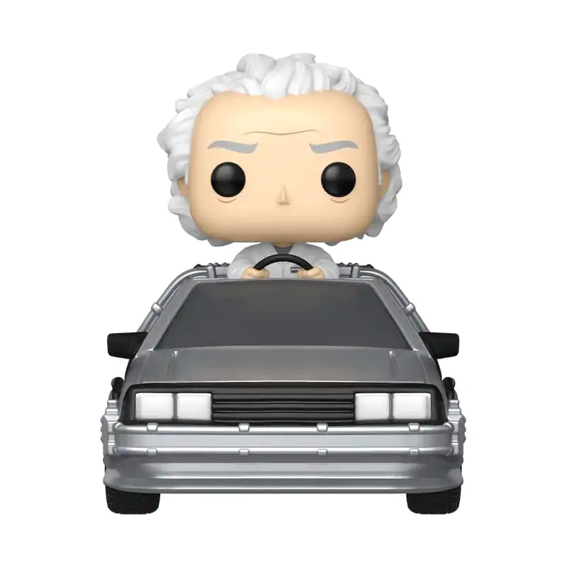 Zurück in die Zukunft Funko POP! Rides Deluxe Vinyl Figur Doc mit Zeitmaschine 9 cm Produktfoto