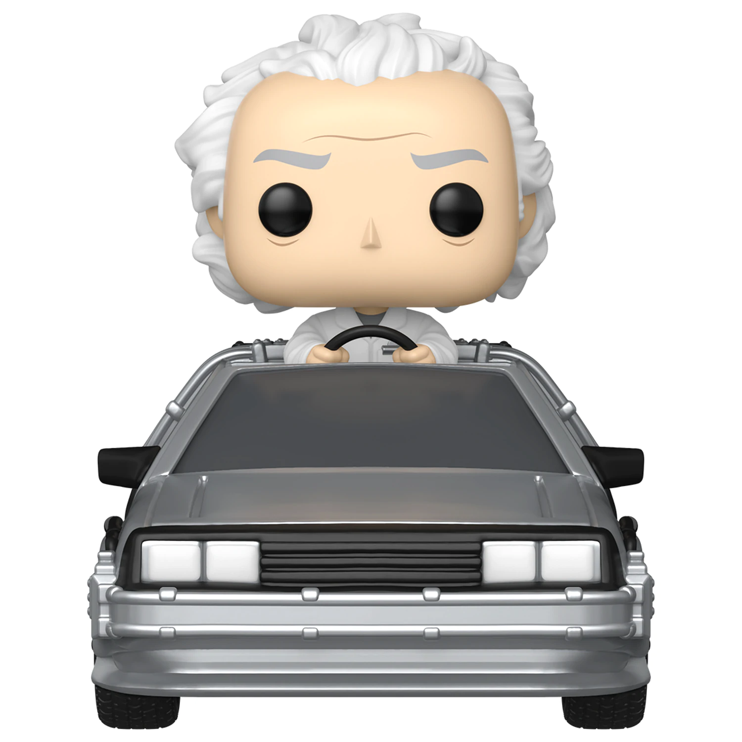 Zurück in die Zukunft Funko POP! Rides Deluxe Vinyl Figur Doc mit Zeitmaschine 9 cm Produktfoto