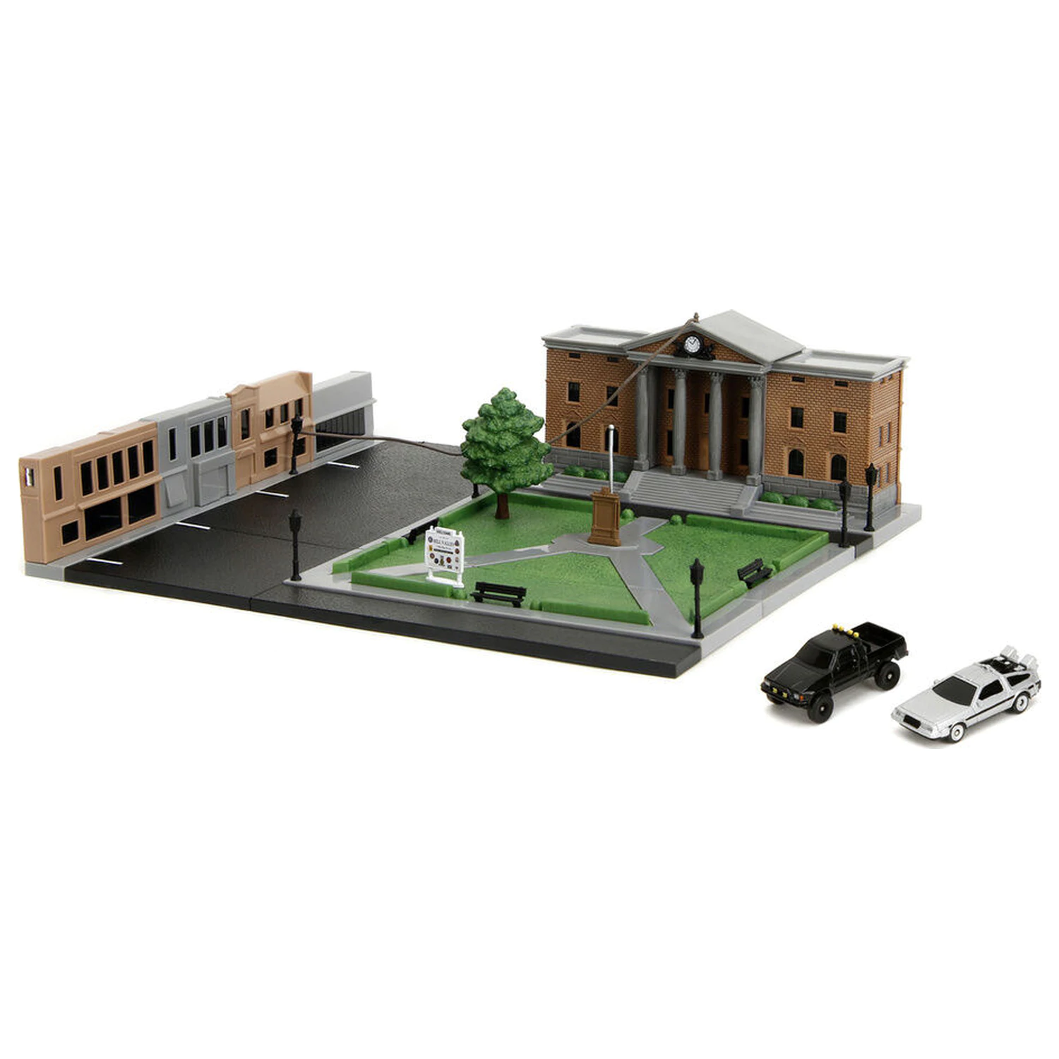 Back To The Future Hill Valley Court Square Diorama-Nachbildung Produktfoto