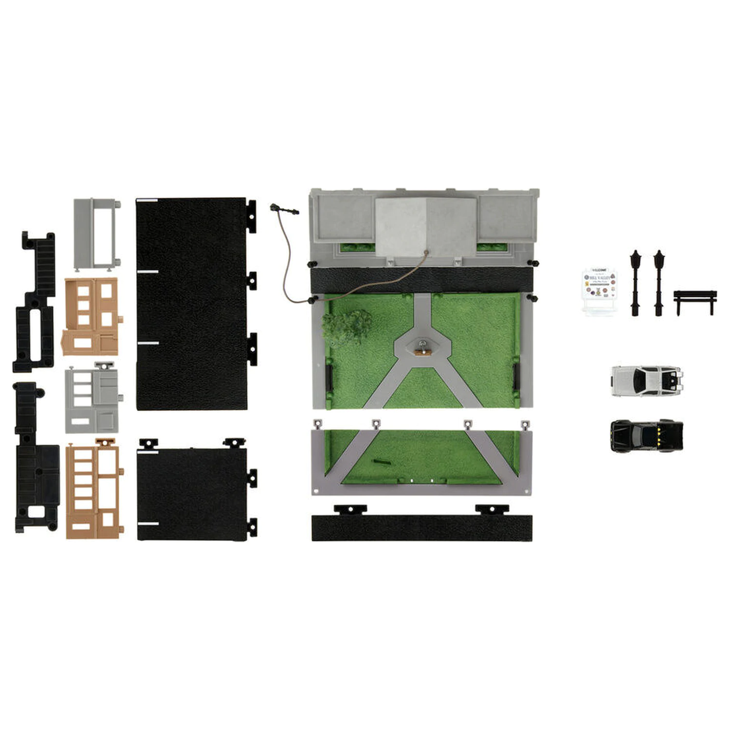 Back To The Future Hill Valley Court Square Diorama-Nachbildung Produktfoto