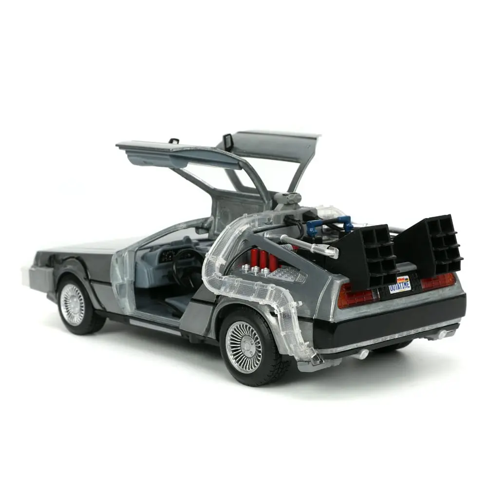 Back to the Future Hollywood Rides Diecast Modell 1/24 Back to the Future 1 Time Machine termékfotó