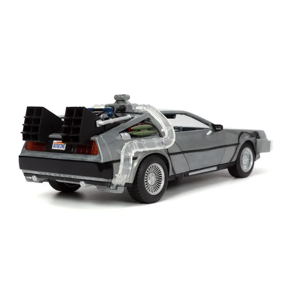 Back to the Future Hollywood Rides Diecast Modell 1/24 Back to the Future 1 Time Machine termékfotó