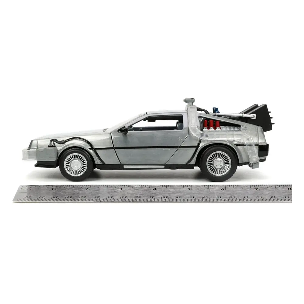 Back to the Future Hollywood Rides Diecast Modell 1/24 Back to the Future 1 Time Machine termékfotó