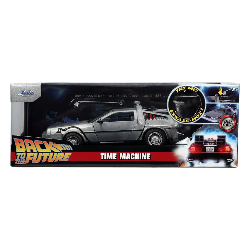 Back to the Future Hollywood Rides Diecast Modell 1/24 Back to the Future 1 Time Machine termékfotó