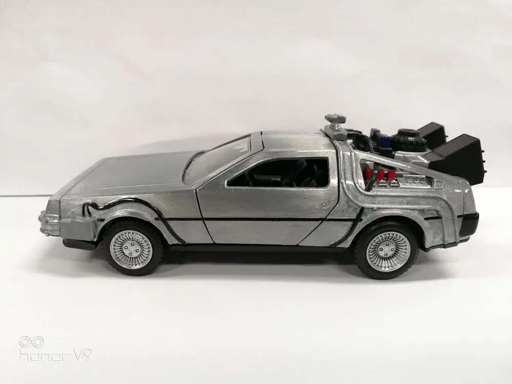 Zurück in die Zukunft Hollywood Rides Diecast Modell 1/32 DeLorean Time Machine termékfotó