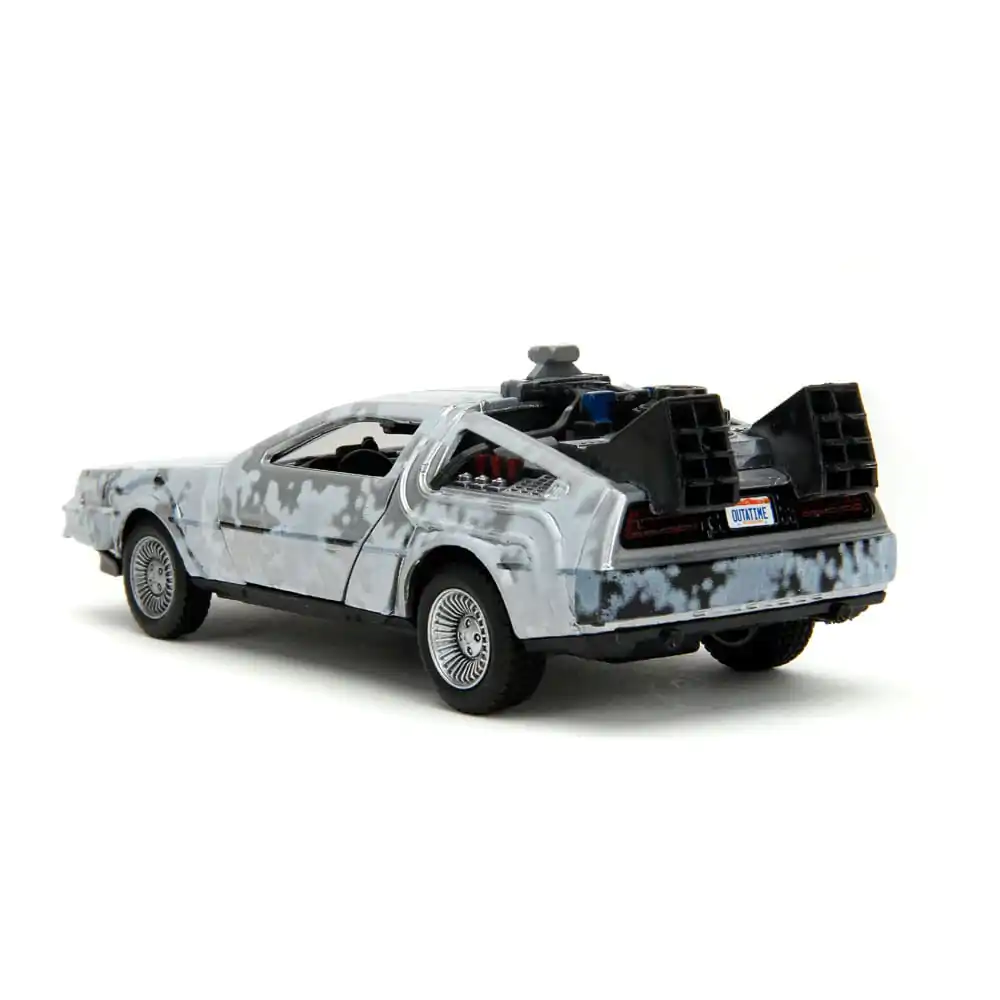 Zurück in die Zukunft Hollywood Rides Diecast Modell 1/32 DeLorean Time Machine Frost termékfotó