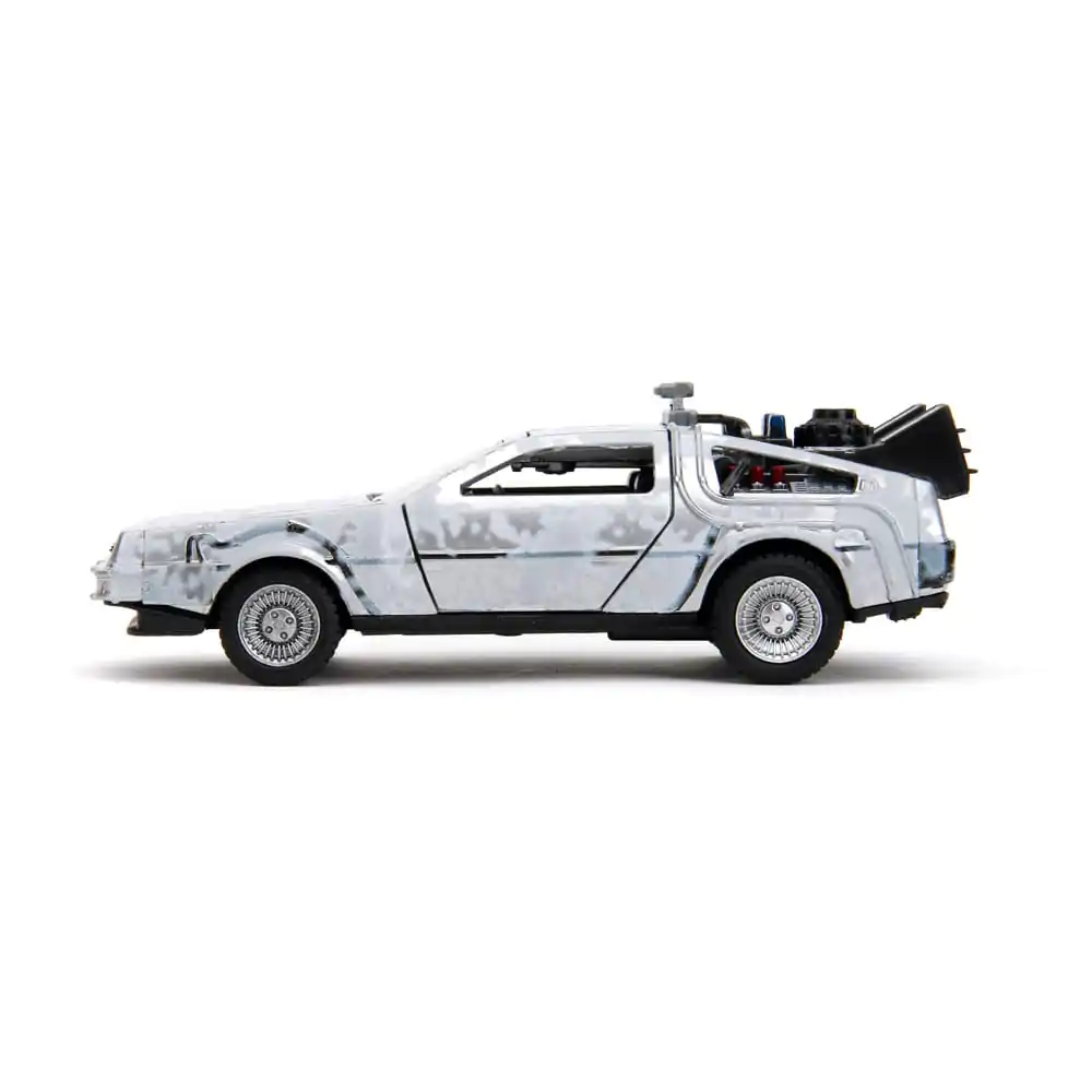 Zurück in die Zukunft Hollywood Rides Diecast Modell 1/32 DeLorean Time Machine Frost termékfotó