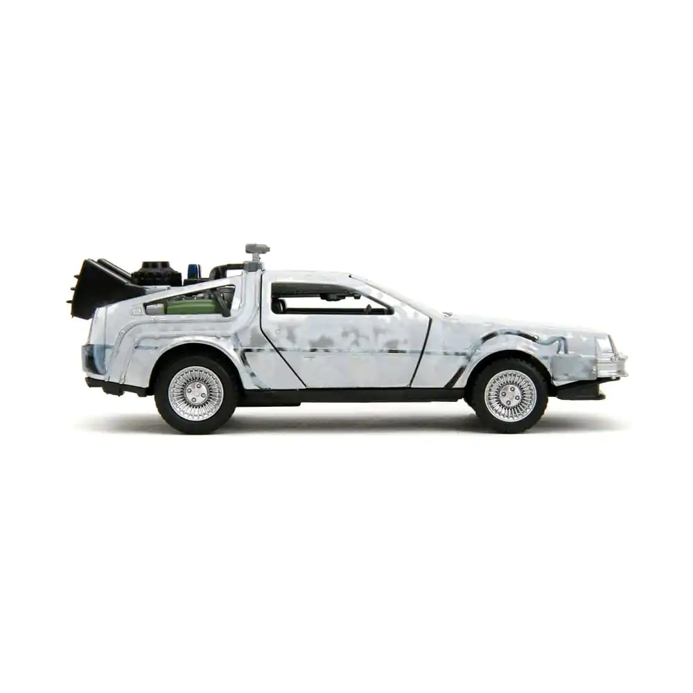 Zurück in die Zukunft Hollywood Rides Diecast Modell 1/32 DeLorean Time Machine Frost termékfotó