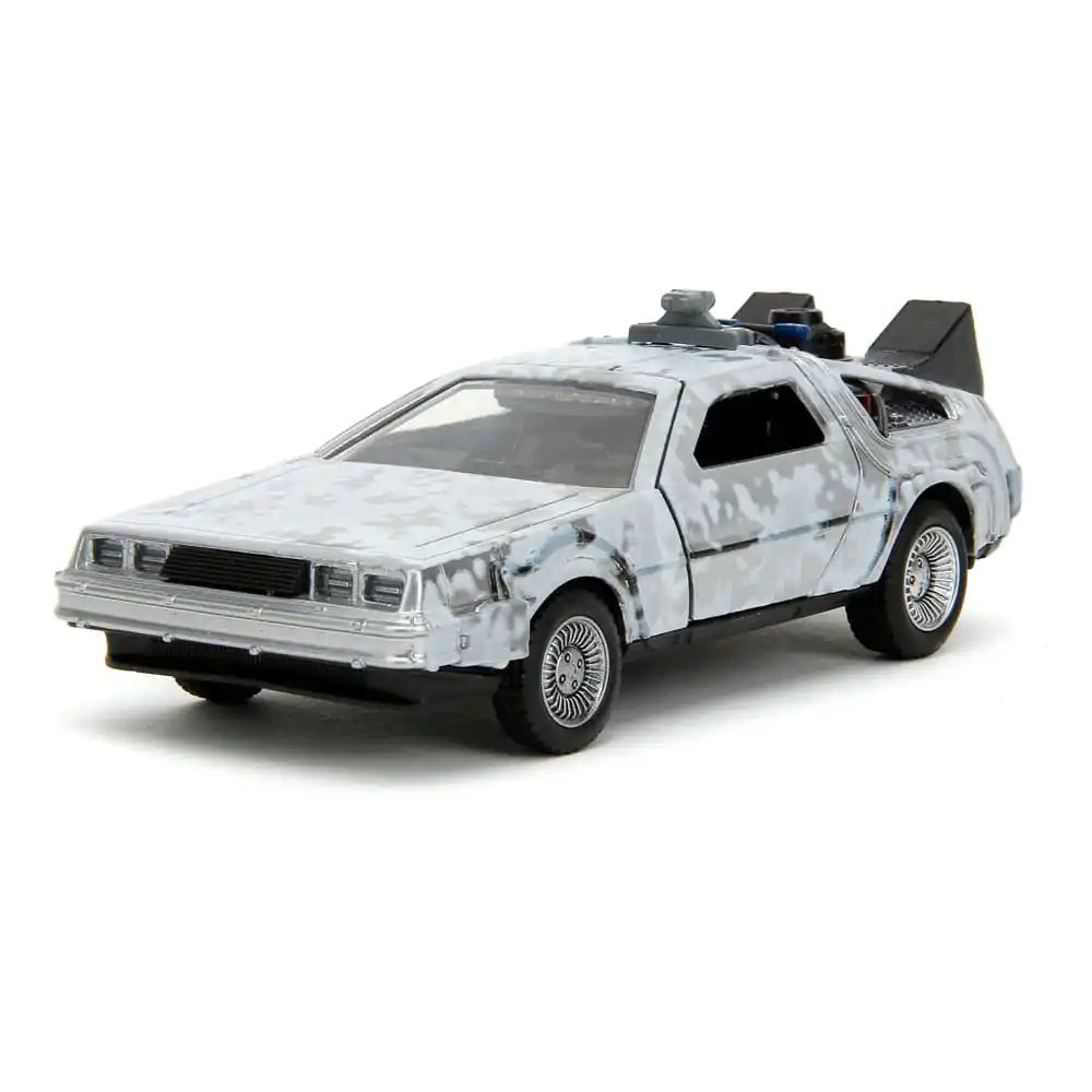 Zurück in die Zukunft Hollywood Rides Diecast Modell 1/32 DeLorean Time Machine Frost termékfotó