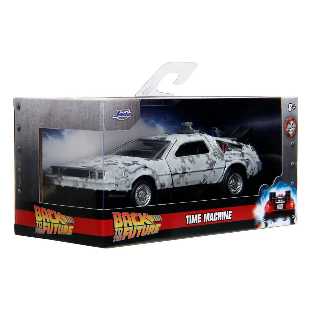 Zurück in die Zukunft Hollywood Rides Diecast Modell 1/32 DeLorean Time Machine Frost termékfotó