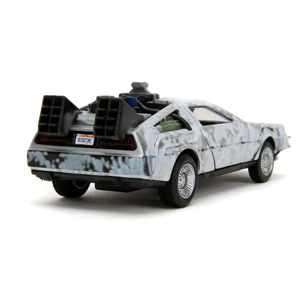 Zurück in die Zukunft Hollywood Rides Diecast Modell 1/32 DeLorean Time Machine Frost termékfotó