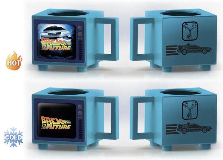 Back To The Future Heat Change Tasse Flux Capacitor Produktfoto