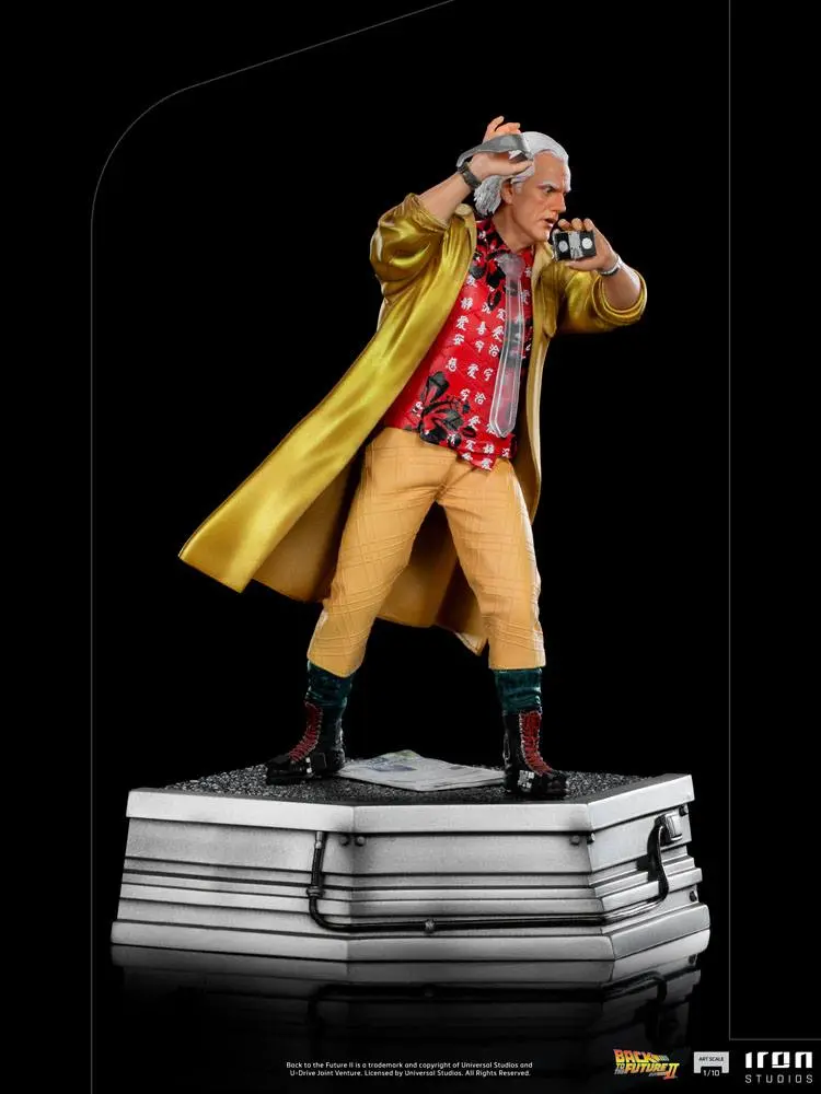 Zurück in die Zukunft II Art Scale Statue 1/10 Doc Brown 25 cm Produktfoto