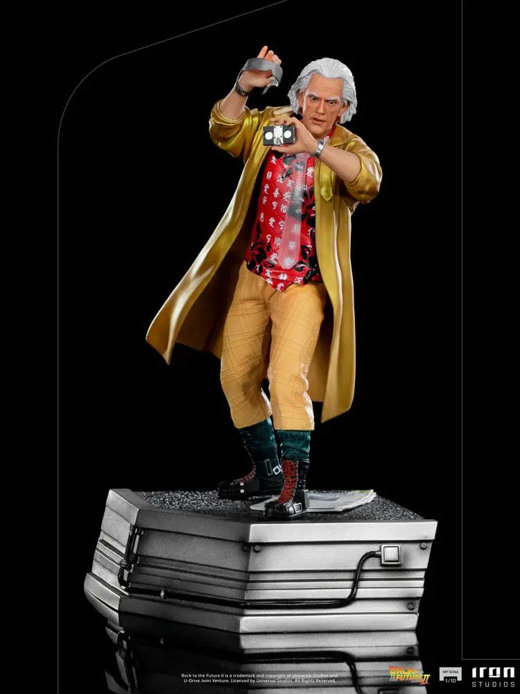 Zurück in die Zukunft II Art Scale Statue 1/10 Doc Brown 25 cm Produktfoto