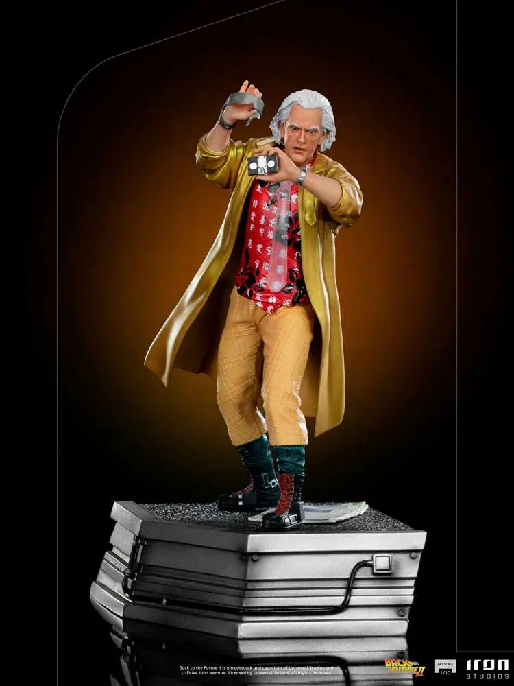 Zurück in die Zukunft II Art Scale Statue 1/10 Doc Brown 25 cm Produktfoto