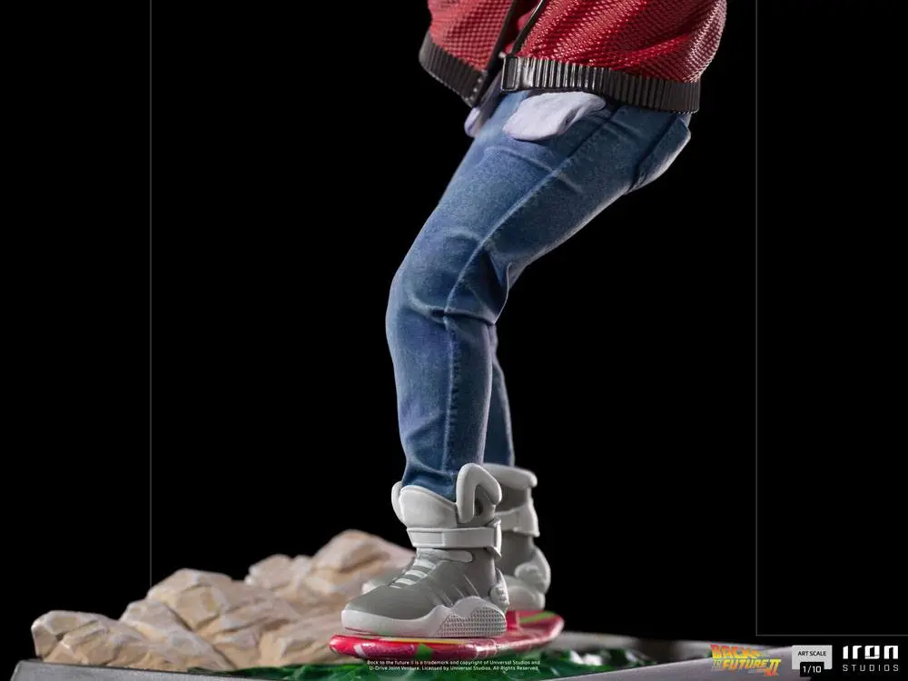 Zurück in die Zukunft II Art Scale Statue 1/10 Marty McFly on Hoverboard 22 cm Produktfoto