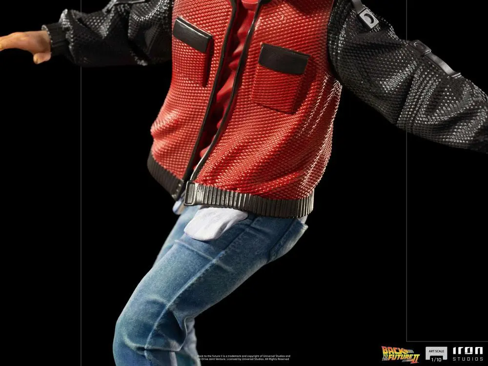 Zurück in die Zukunft II Art Scale Statue 1/10 Marty McFly on Hoverboard 22 cm Produktfoto