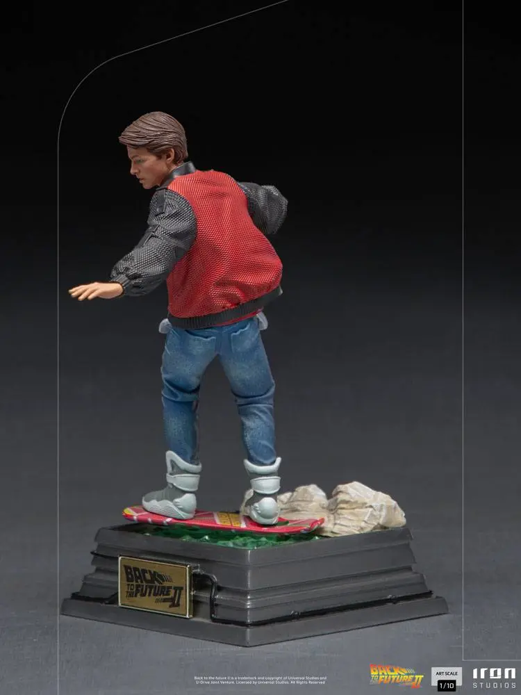 Zurück in die Zukunft II Art Scale Statue 1/10 Marty McFly on Hoverboard 22 cm Produktfoto