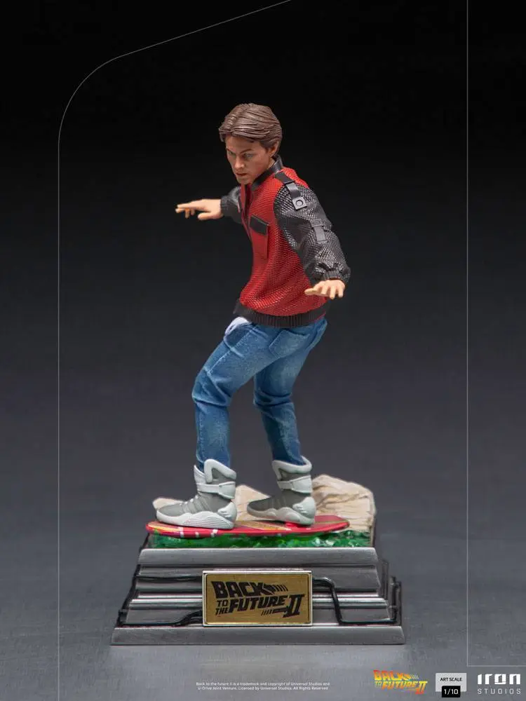 Zurück in die Zukunft II Art Scale Statue 1/10 Marty McFly on Hoverboard 22 cm Produktfoto