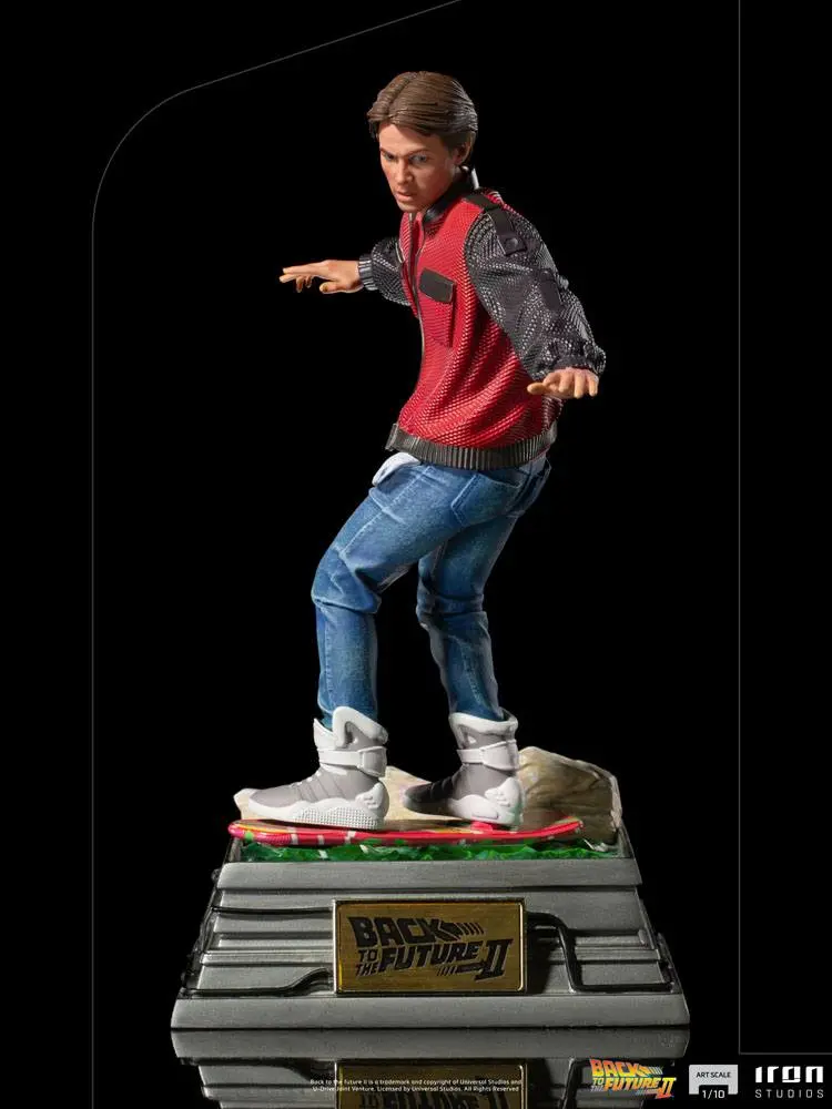 Zurück in die Zukunft II Art Scale Statue 1/10 Marty McFly on Hoverboard 22 cm Produktfoto